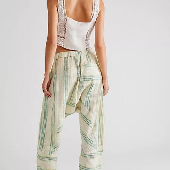 Free People Chill Mode Pant Harem Waffle Size Large - Picture 2 of 6